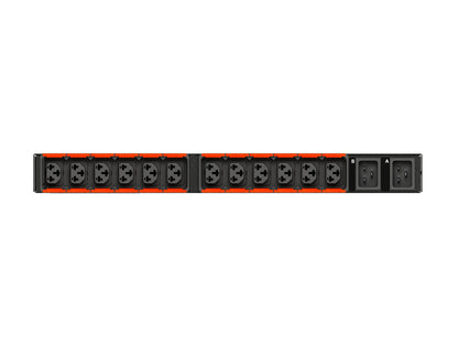 Vertiv Geist AU01X1R0-12CF17-2C20C20A900-D power distribution unit (PDU) 12 AC outlet(s) 0U Black