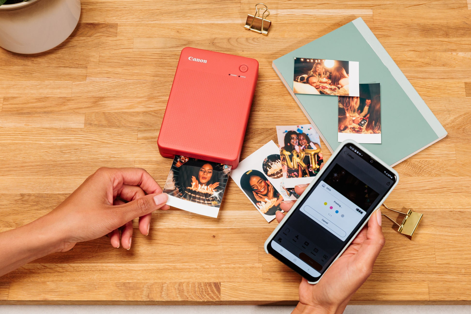 Canon SELPHY QX20 BK photo printer Dye-sublimation 287 x 287 DPI 2.8" x 3.3" (7.2x8.5cm) Wi-Fi