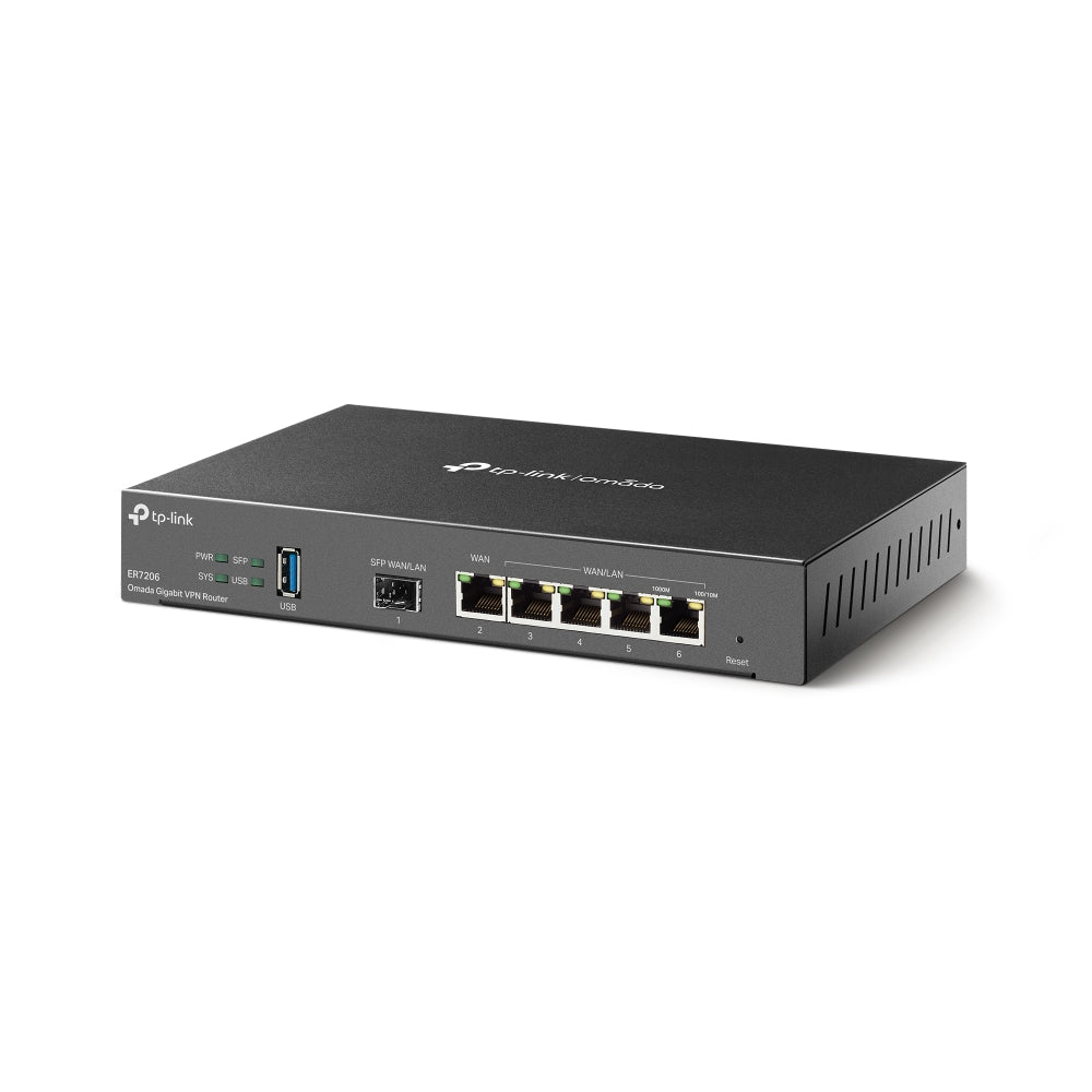 TP-Link Omada ER7206 wired router Gigabit Ethernet Black