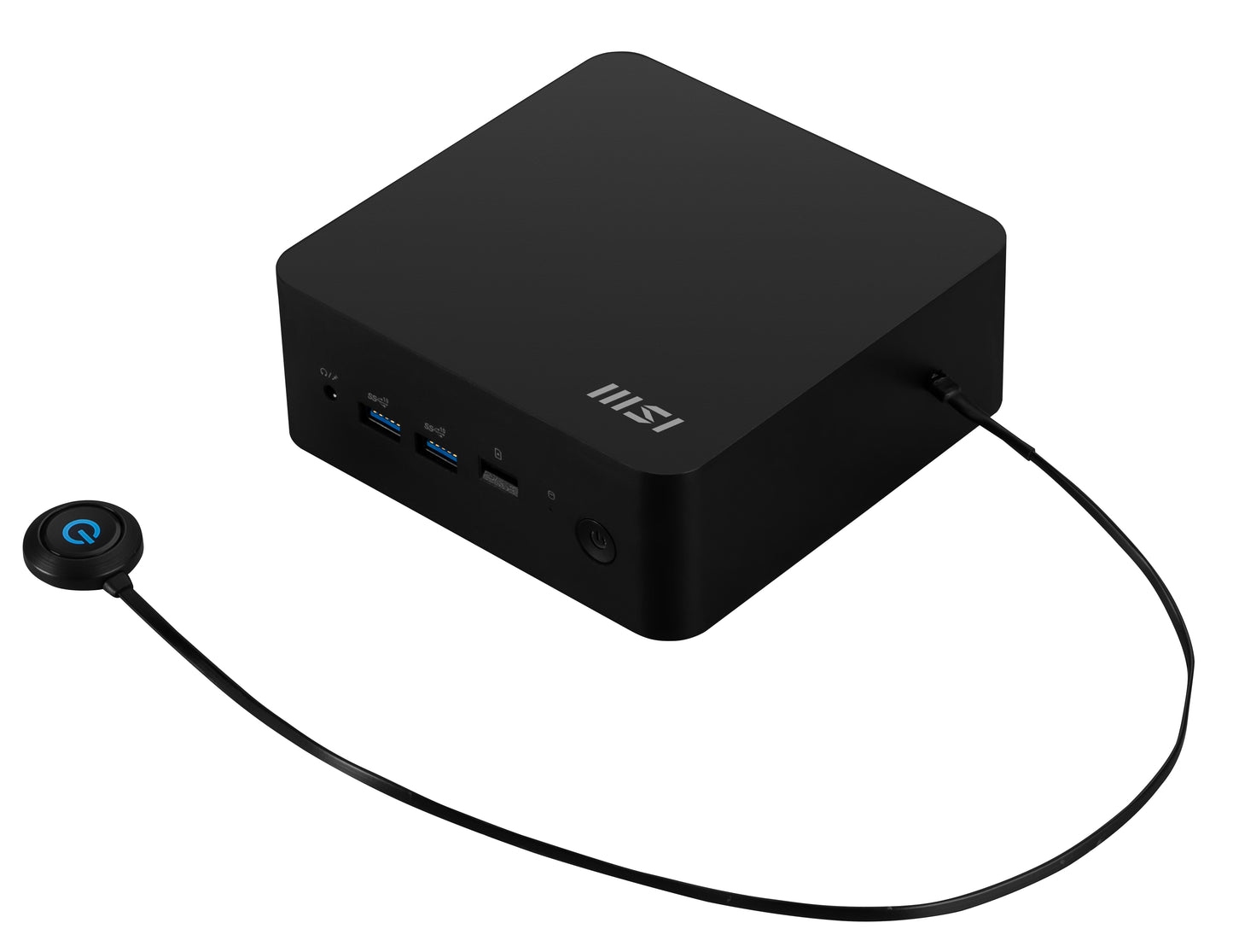 MSI Cubi NUC 13MQG-202BUS PC/workstation barebone 0.84L sized PC Black i7-1365U Intel SoC