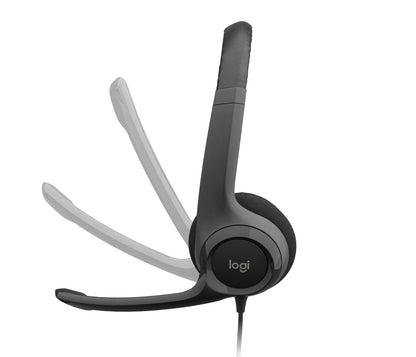 Logitech 981-000014 headphones/headset Wired Head-band Office/Call center USB Type-A Black