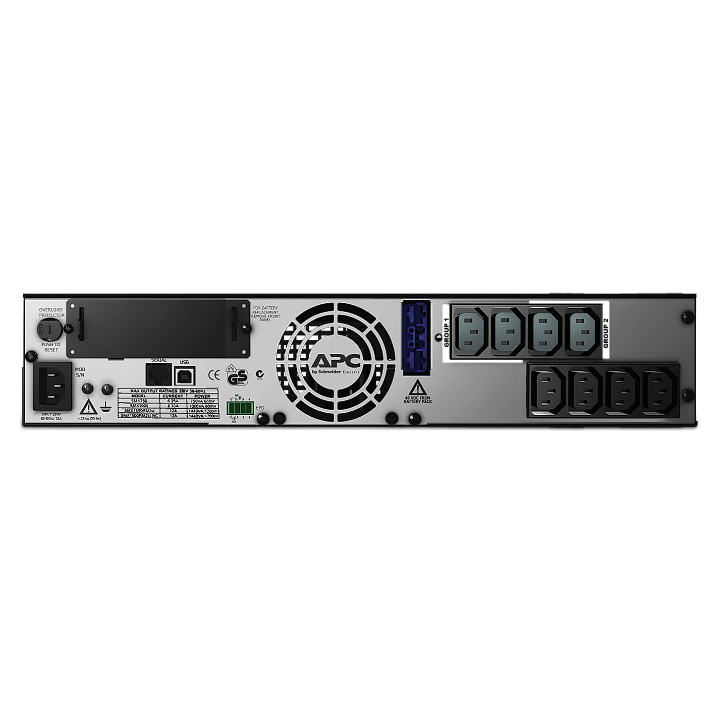 APC Smart-UPS uninterruptible power supply (UPS) Line-Interactive 1 kVA 800 W 8 AC outlet(s)