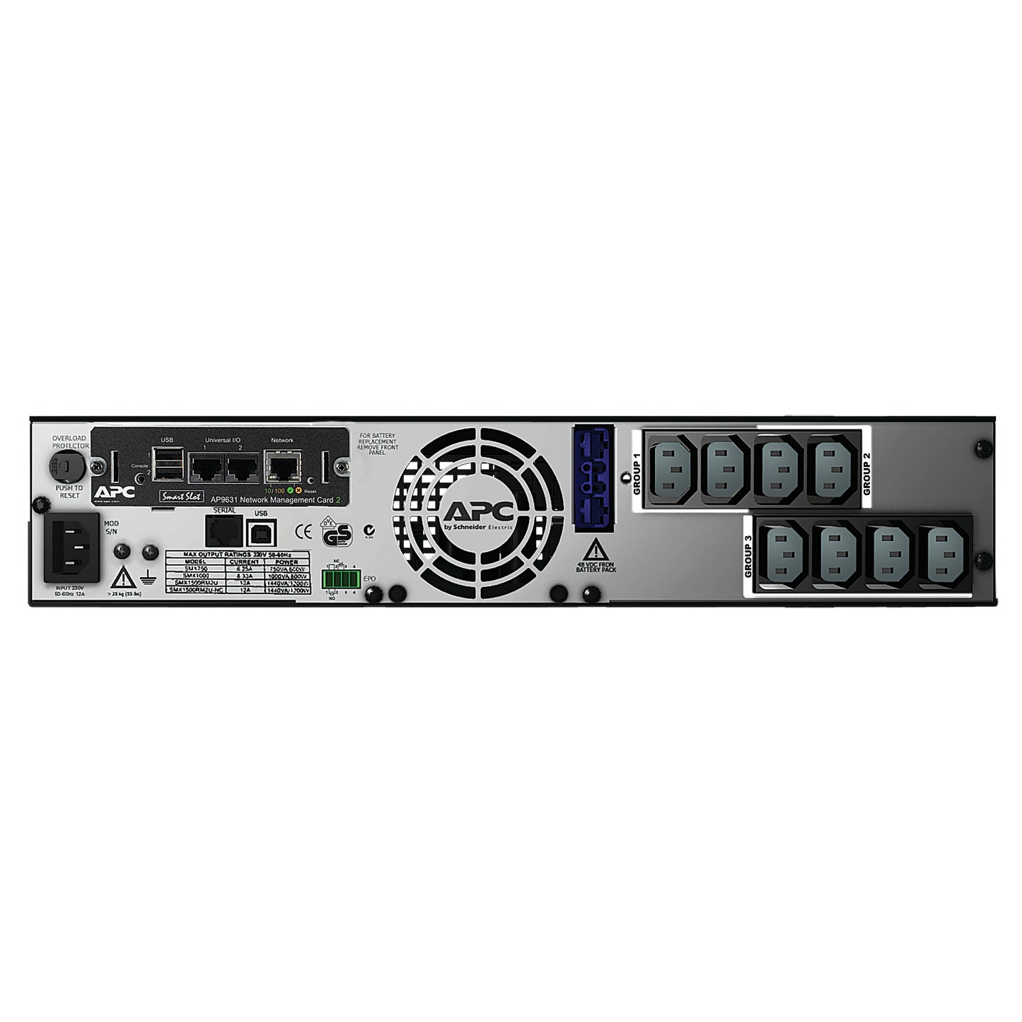 APC Smart-UPS uninterruptible power supply (UPS) Line-Interactive 1.5 kVA 1200 W 8 AC outlet(s)