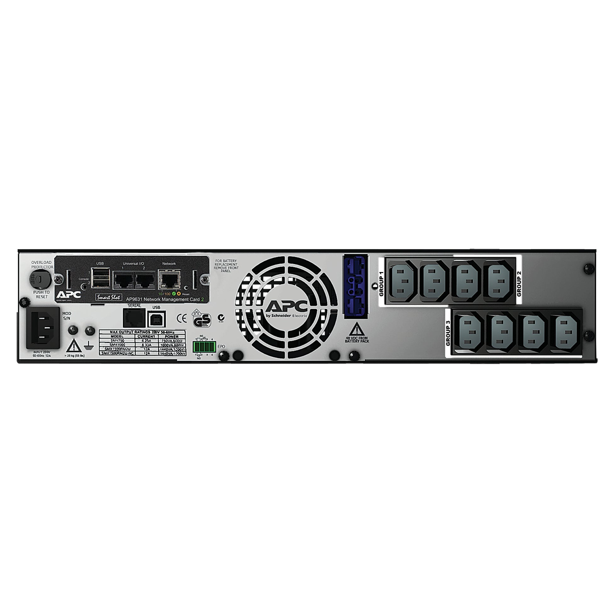 APC Smart-UPS uninterruptible power supply (UPS) Line-Interactive 1.5 kVA 1200 W 8 AC outlet(s)