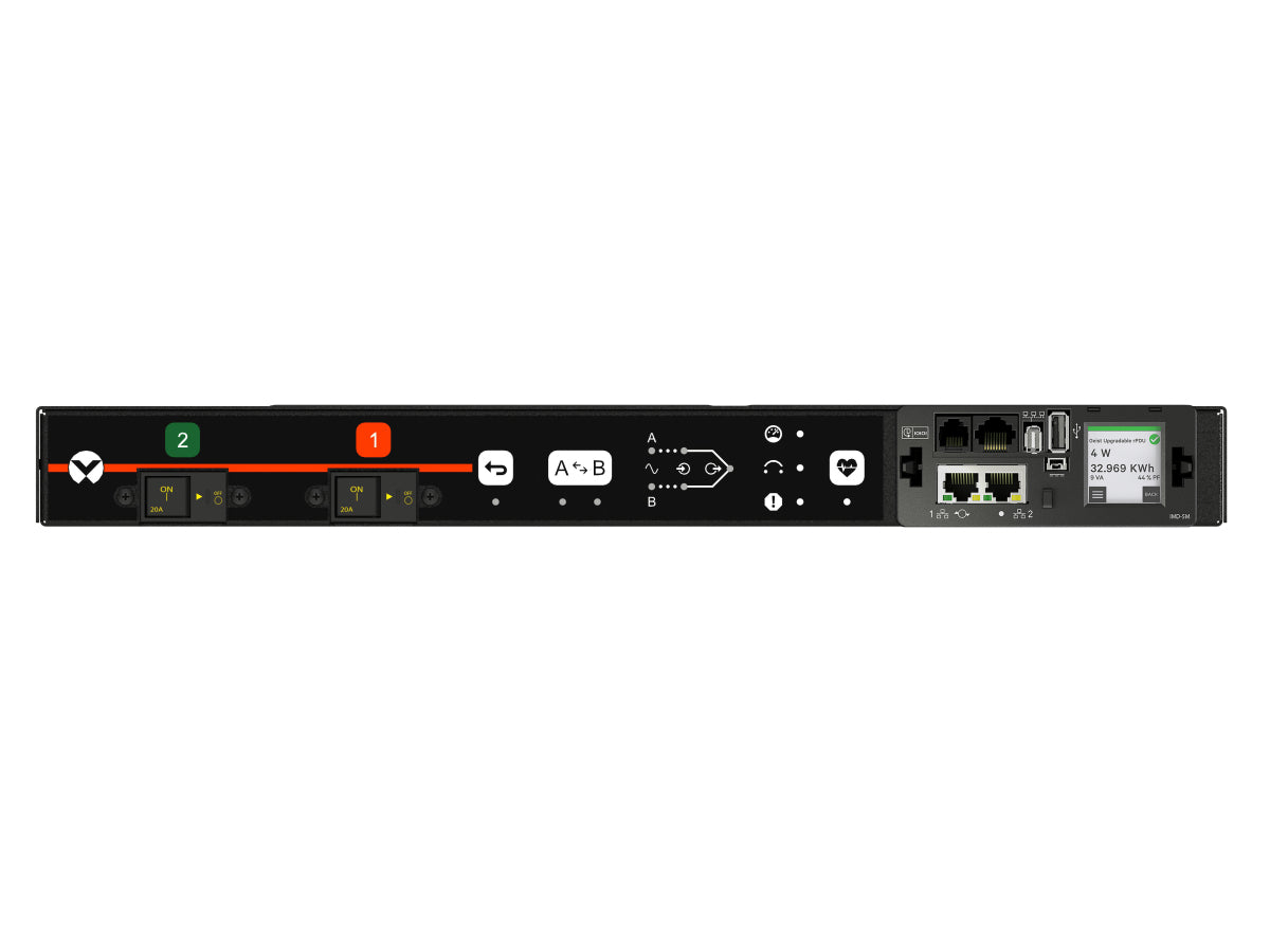 Vertiv Geist ANR5M1R6-06CF18-3TL6TL6A011-D power distribution unit (PDU) 6 AC outlet(s) 0U Black