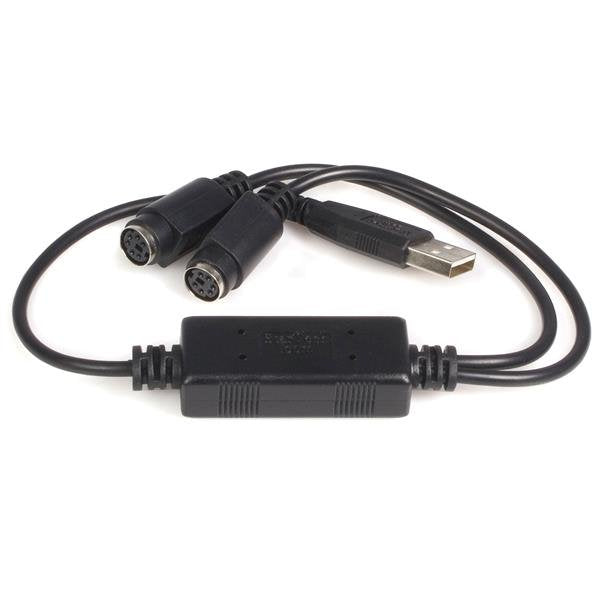 StarTech.com USBPS2PC PS/2 cable 17.1" (0.435 m) Black