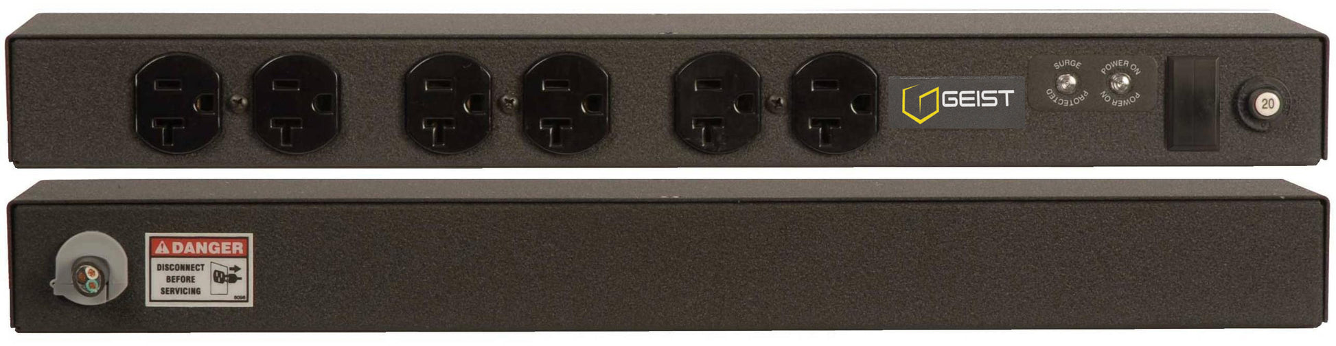 Vertiv SPFN064-1023TL power distribution unit (PDU) 6 AC outlet(s) 0U Black