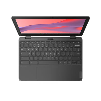 Lenovo 300e Yoga Chromebook Gen 4 MediaTek Kompanio 520 11.6" Touchscreen HD 4 GB LPDDR4x-SDRAM 32 GB eMMC Wi-Fi 6 (802.11ax) ChromeOS English Gray