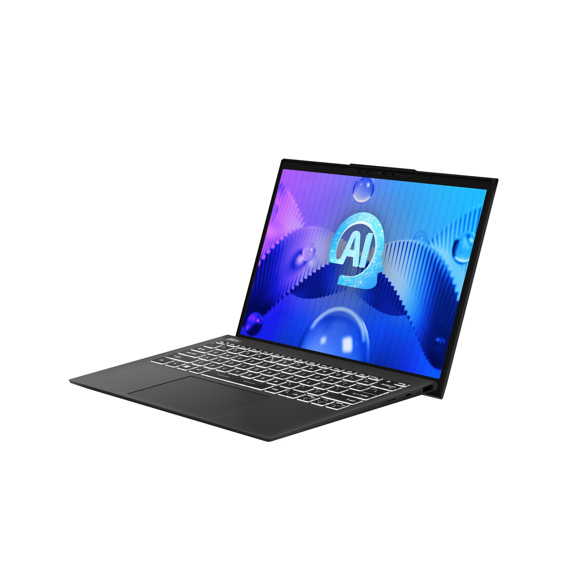 MSI Prestige 13 AI EVO A1MG-029US Intel Core Ultra 7 155H Laptop 13.3" Quad HD+ 16 GB LPDDR5-SDRAM 1 TB SSD Wi-Fi 7 (802.11be) Windows 11 Pro Gray