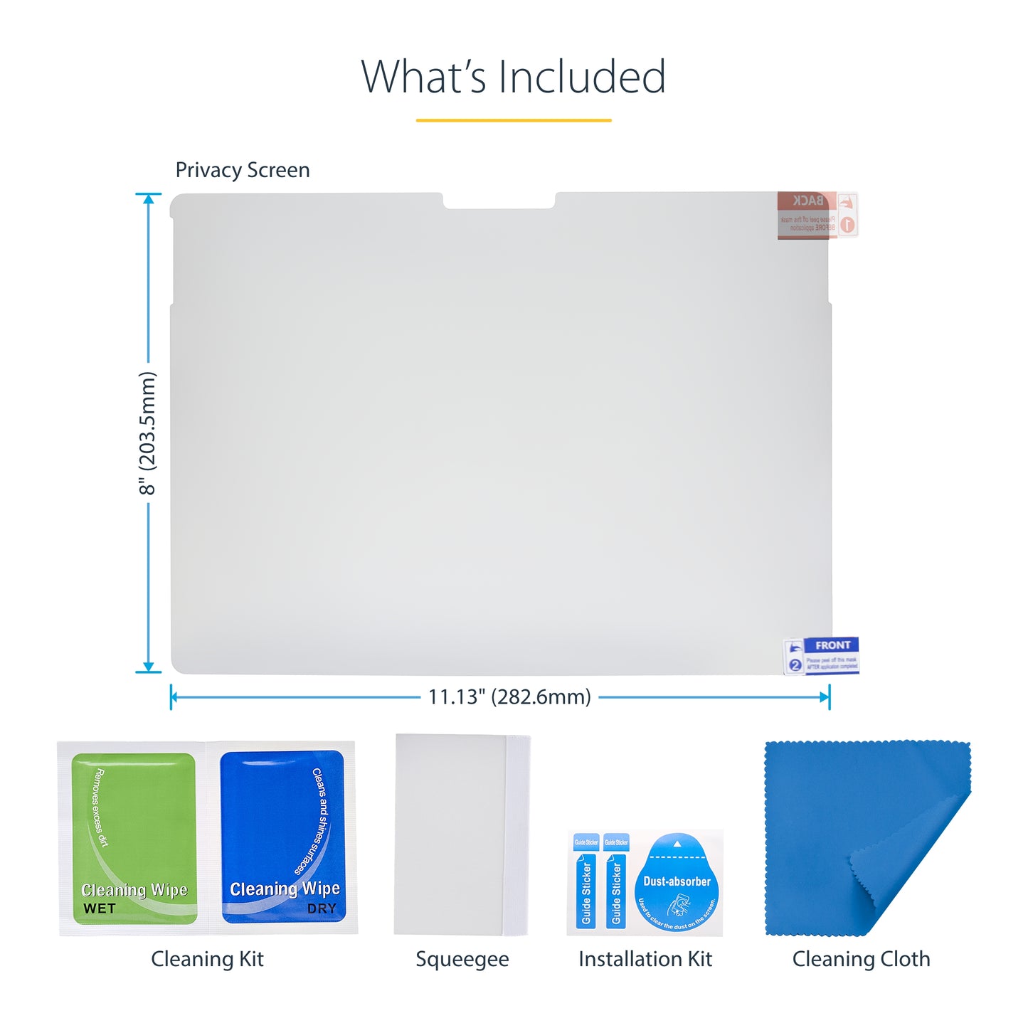 StarTech.com 13SP-PRIVACY-SCREEN display privacy filters 13" Laptop Frameless display privacy filter