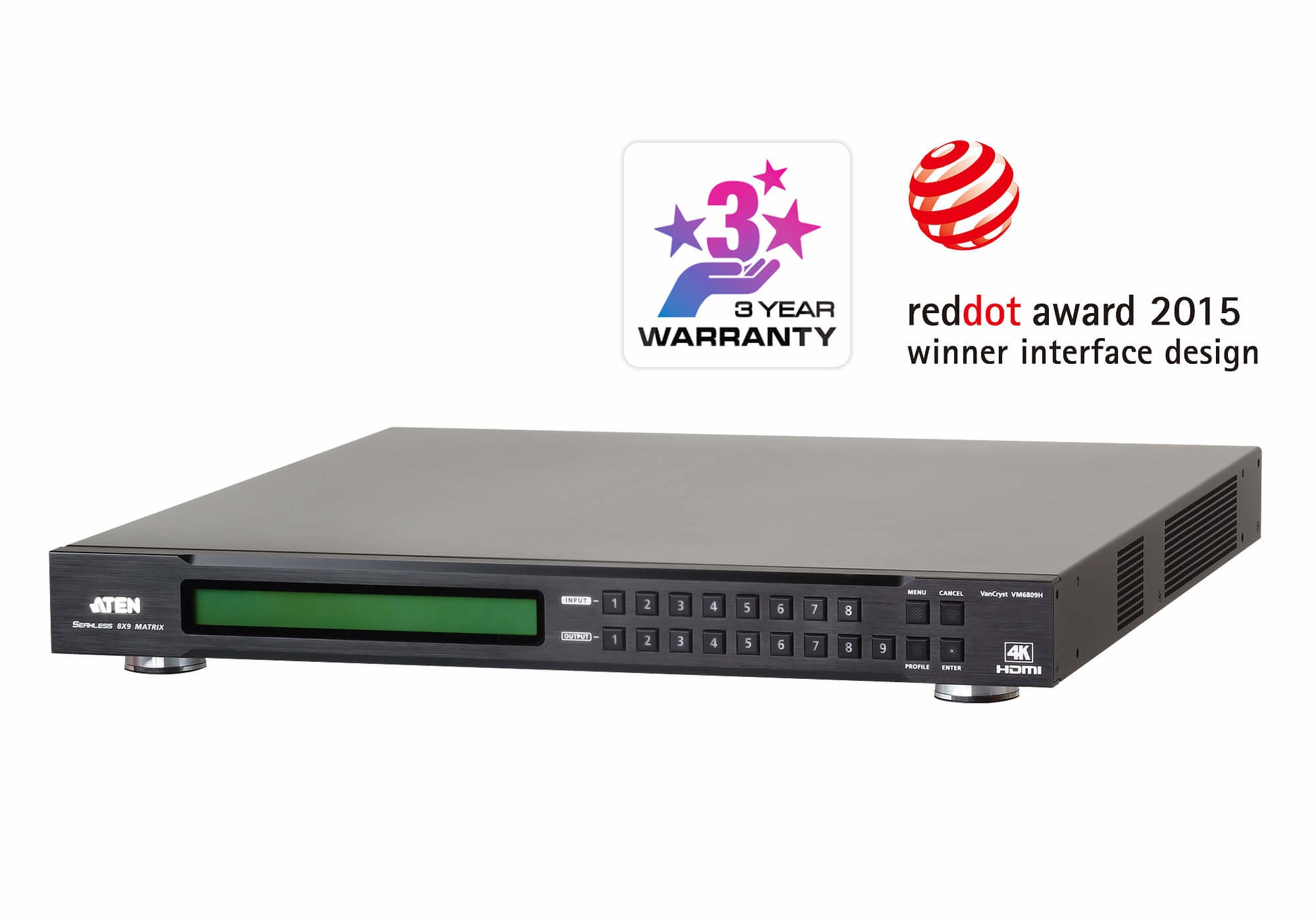 ATEN VM6809H video switch HDMI