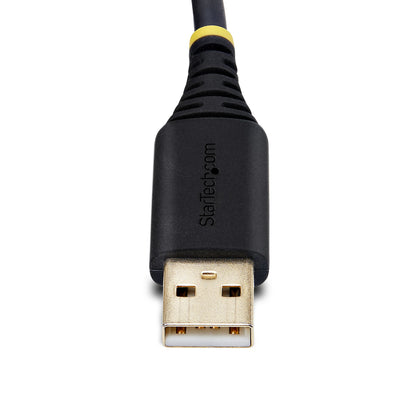 StarTech.com 1P3FFCNB-USB-SERIAL serial cable Black 39.4" (1 m) USB Type-A DB-9
