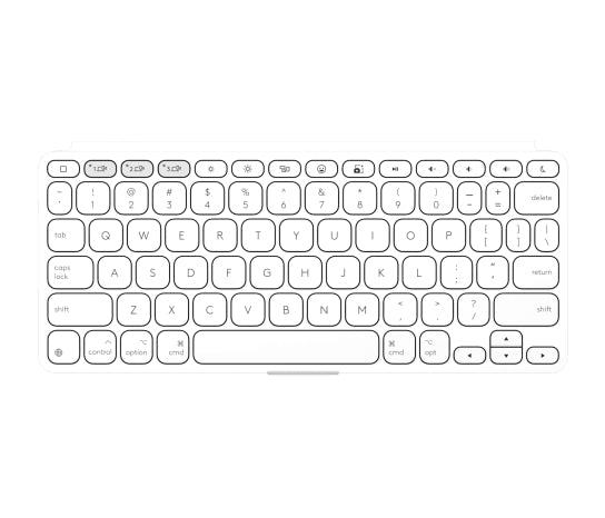 Logitech Keys-To-Go 2 for iPad QWERTZ English Bluetooth Gray