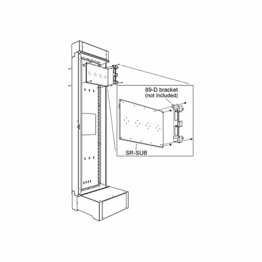 Middle Atlantic Products SR-SUB rack accessory Mounting kit