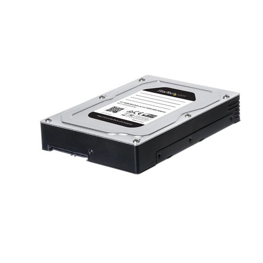 StarTech.com 25SATSAS35HD drive bay panel 3.5" Carrier panel Black, Silver
