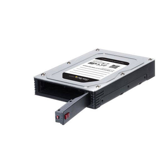StarTech.com 25SATSAS35HD drive bay panel 3.5" Carrier panel Black, Silver