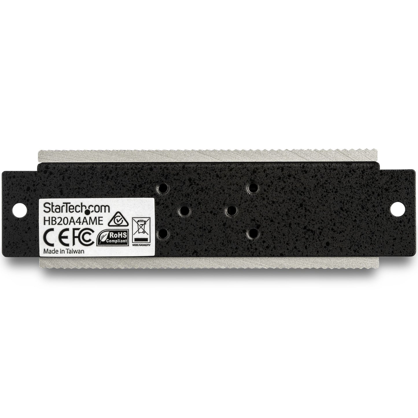 StarTech.com HB20A4AME interface hub USB 2.0 Type-B 480 Mbit/s Black