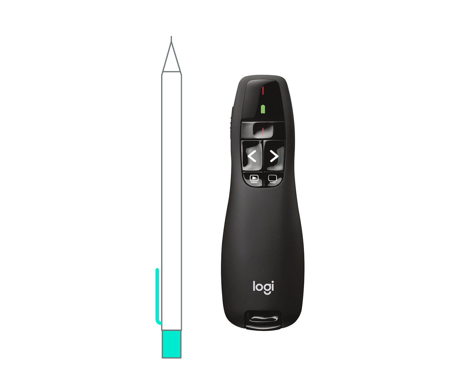 Logitech 910-001354 wireless presenter RF Black