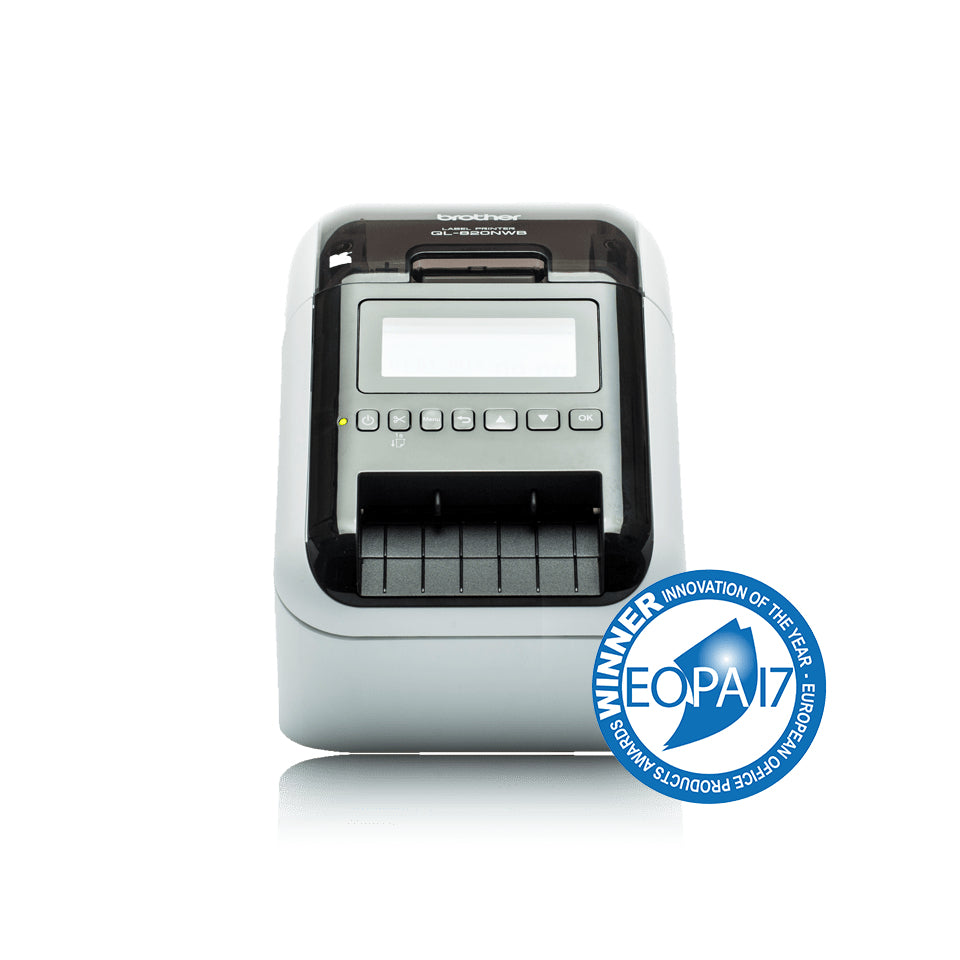 Brother QL-820NWBVMXX1 label printer Direct thermal Color 300 x 600 DPI 176 mm/sec Wired & Wireless Ethernet LAN DK Wi-Fi Bluetooth