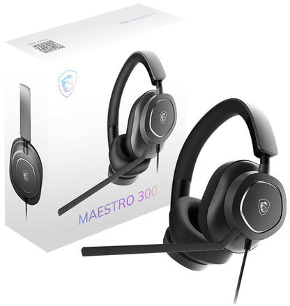 MSI Maestro 300 Headset Wired Head-band Gaming USB Type-C / USB Type-A Black