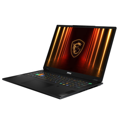 MSI Stealth 18 HX AI A2XWJG-035US laptop Intel Core Ultra 9 275HX 18" UHD+ 64 GB DDR5-SDRAM 2 TB SSD NVIDIA GeForce RTX 5090 Wi-Fi 7 (802.11be) Windows 11 Pro Black