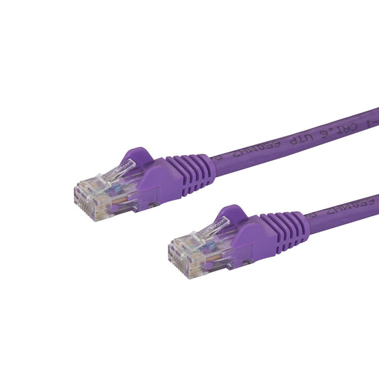 StarTech.com N6PATCH50PL networking cable Purple 598.4" (15.2 m) Cat6 U/UTP (UTP)