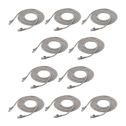 StarTech.com N6PATCH10GR10PK networking cable Gray 120" (3.05 m) Cat6 U/UTP (UTP)