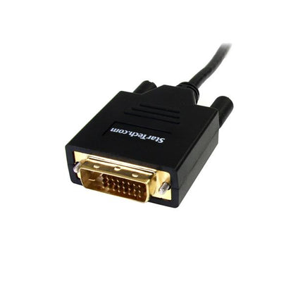 StarTech.com MDP2DVIMM6 video cable adapter 70.9" (1.8 m) Mini DisplayPort DVI-D Black