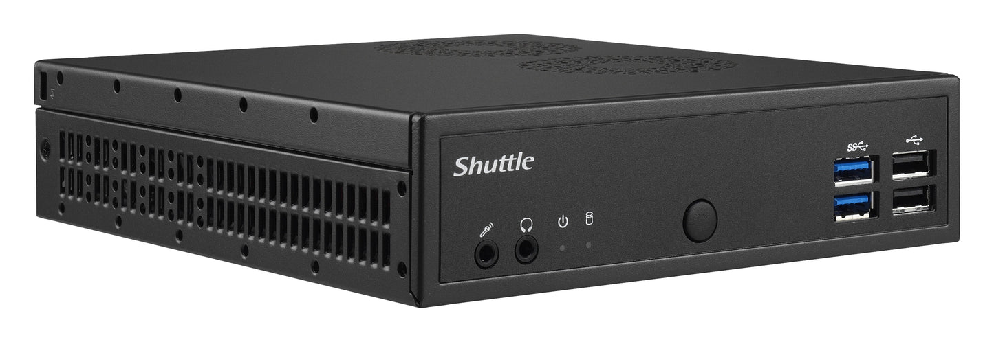 Shuttle XP? slim DH02U5 PC/workstation barebone Black i5-7200U BGA 1356 2.5 GHz