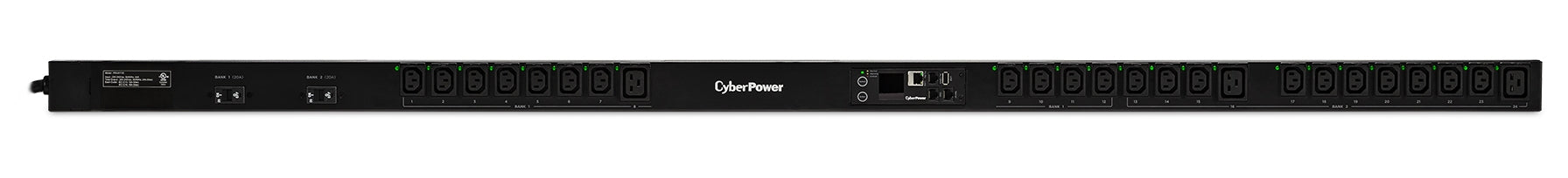 CyberPower PDU41105 power distribution unit (PDU) 24 AC outlet(s) 0U Black