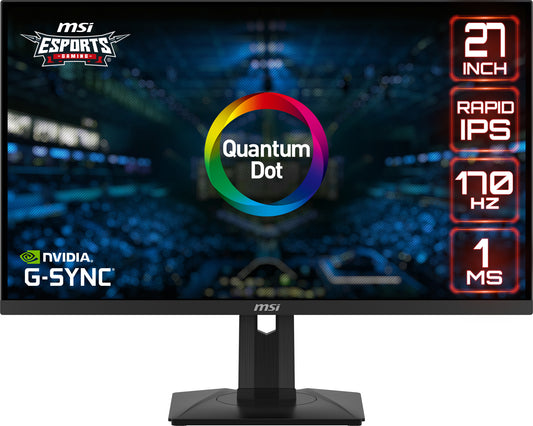 MSI G274QPF-QD computer monitor 27" 2560 x 1440 pixels Quad HD Black