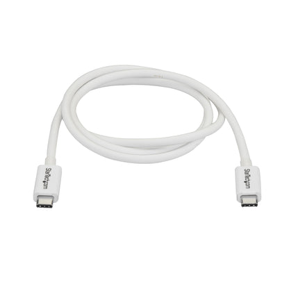 StarTech.com TBLT3MM1MW Thunderbolt cable 39.4" (1 m) 20 Gbit/s White