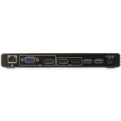 StarTech.com TB3DK2DHV laptop dock/port replicator Wired Thunderbolt 3 Gray
