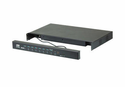 ATEN PE6108AV power distribution unit (PDU) 8 AC outlet(s) 1U Black