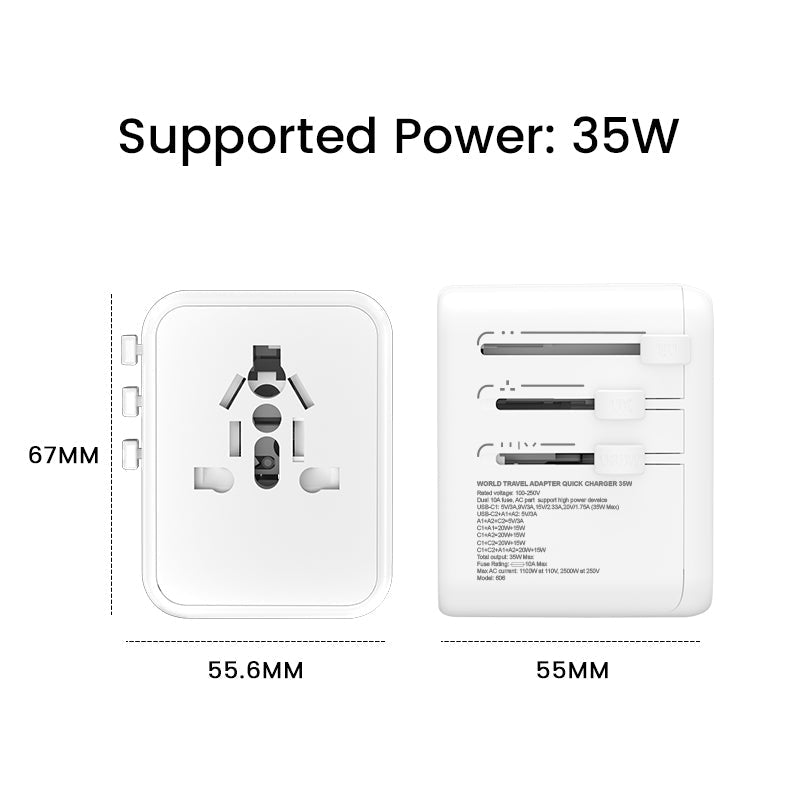 35W Universal Travel Adapter