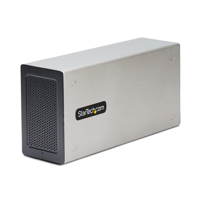 StarTech.com 2TBT3-PCIE-ENCLOSURE laptop dock/port replicator Wired Thunderbolt 3 Silver