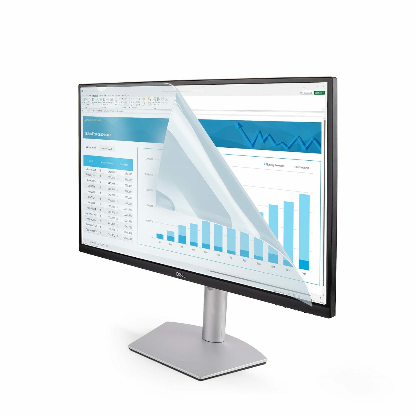 StarTech.com 2461-ANTI-BLUE-LIGHT monitor accessory Anti-glare filter