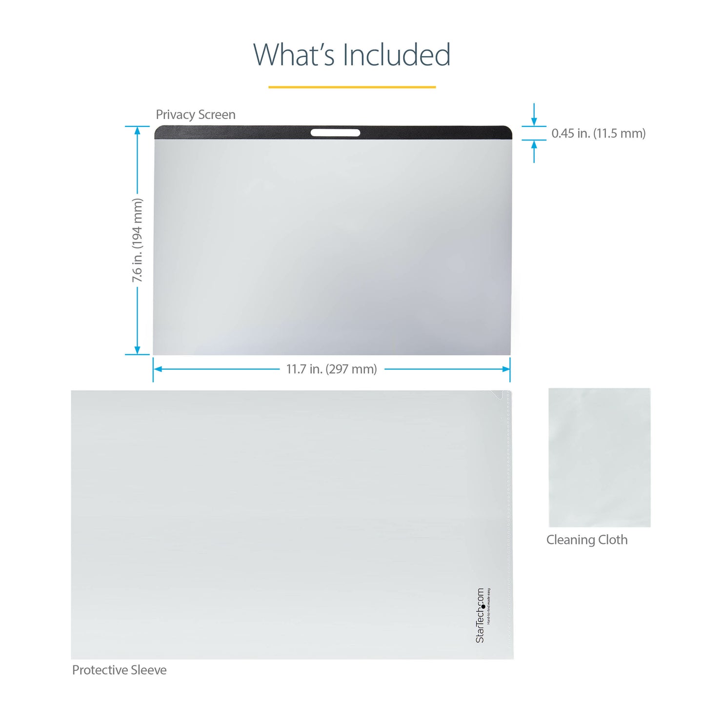 StarTech.com PRIVSCNMAC13 display privacy filters 13" Laptop