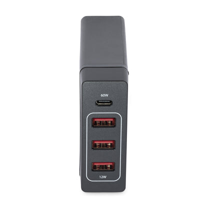 StarTech.com DCH1C3A mobile device charger Universal Black AC Indoor