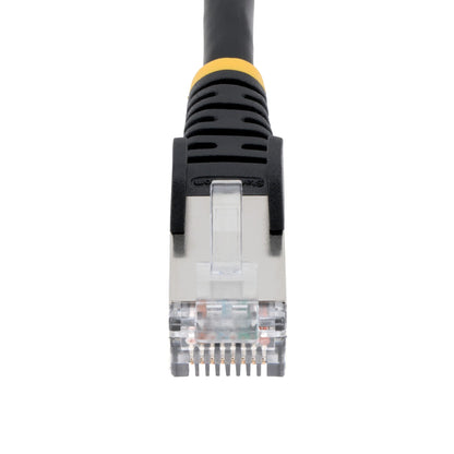 StarTech.com NLBK-100F-6A-PATCH networking cable Black 1200.8" (30.5 m) Cat6a S/FTP (S-STP)
