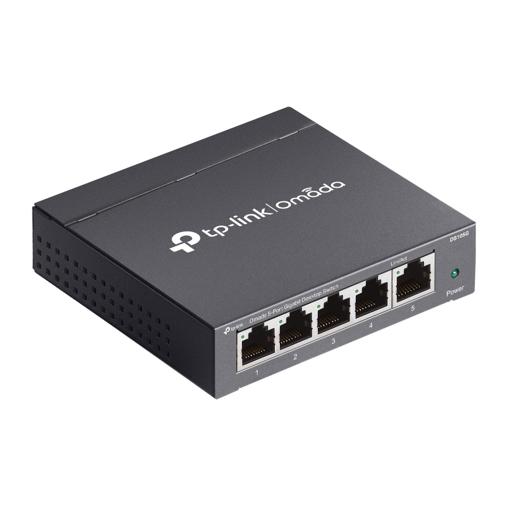 TP-Link Omada DS105G network switch Unmanaged Gigabit Ethernet (10/100/1000) Black