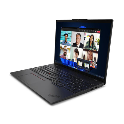 Lenovo ThinkPad L16 Gen 1 (Intel) Intel Core Ultra 5 135U Laptop 16" WUXGA 16 GB DDR5-SDRAM 256 GB SSD Wi-Fi 6E (802.11ax) Windows 11 Pro Arabic Black