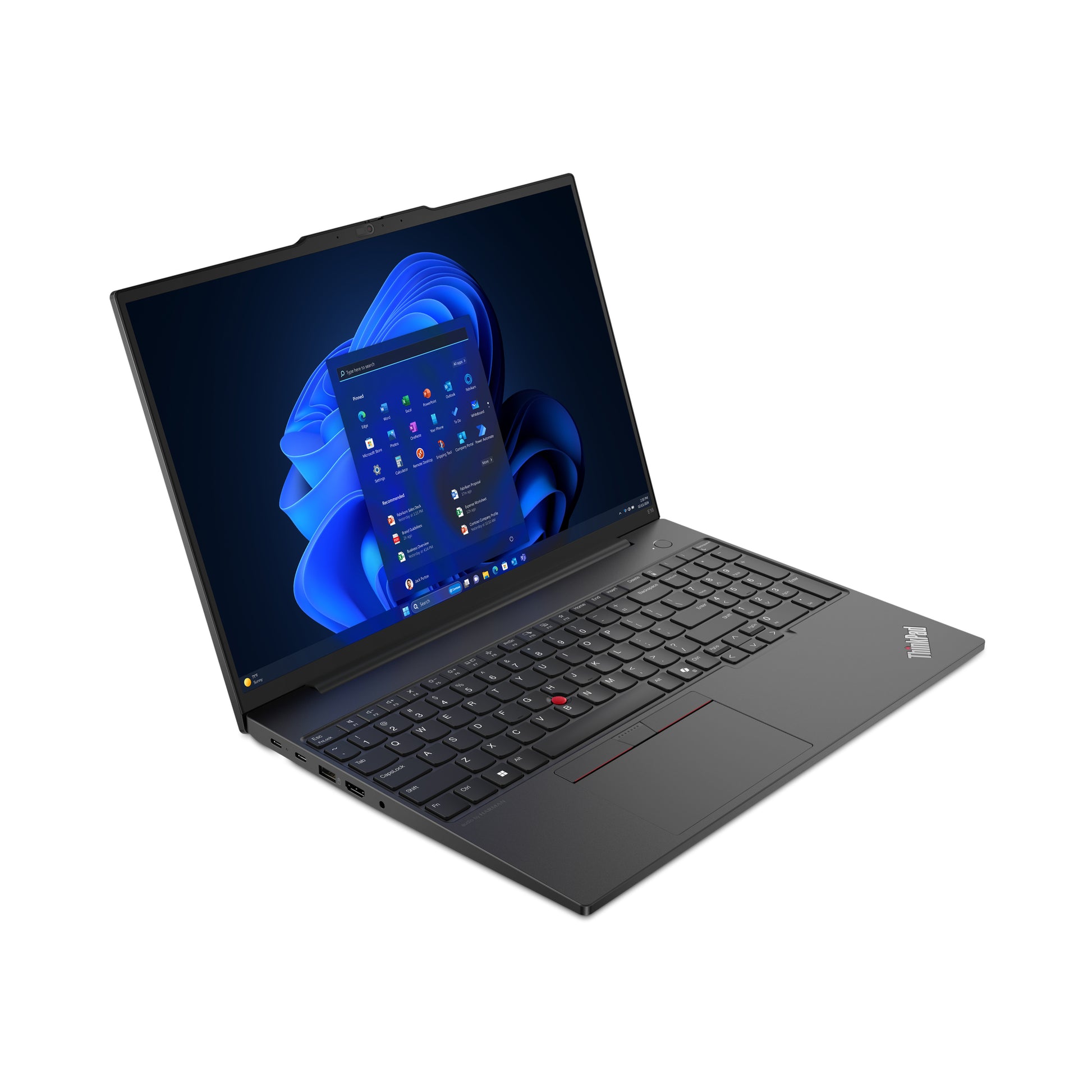 Lenovo ThinkPad E16 Gen 2 (AMD) AMD Ryzen™ 7 7735U Laptop 16" WUXGA 16 GB DDR5-SDRAM 512 GB SSD Wi-Fi 6E (802.11ax) Windows 11 Pro English Black
