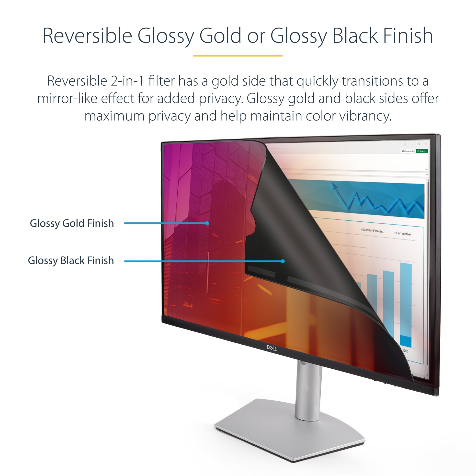 StarTech.com 2461G-PRIVACY-SCREEN display privacy filters 24" Monitor Frameless display privacy filter