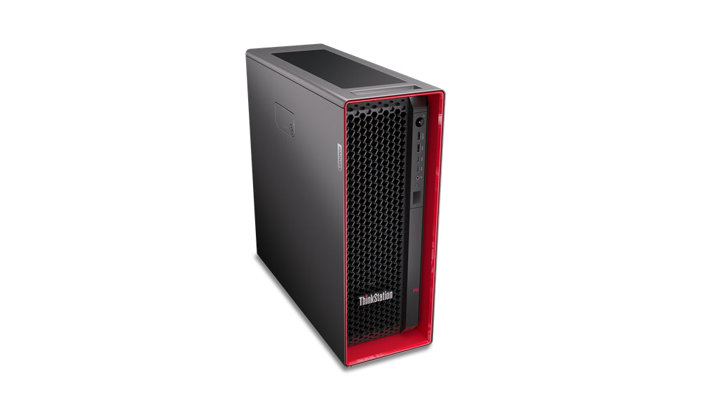 Lenovo ThinkStation P5 Intel Xeon W w5-2445 32 GB DDR5-SDRAM 512 GB SSD NVIDIA T400 Windows 11 Pro for Workstations Tower Workstation Black, Red