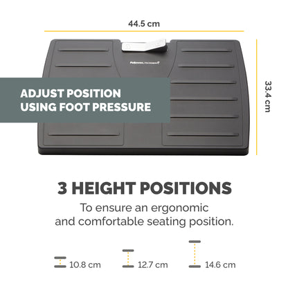 Fellowes 8035001 foot rest Black