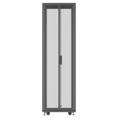 Vertiv VR Rack VR3100 rack cabinet 42U Freestanding rack Black, Transparent