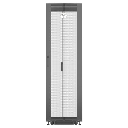 Vertiv VR3300 rack cabinet 42U Freestanding rack Black, Transparent