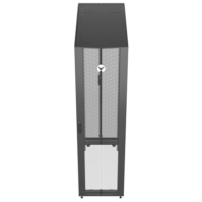 Vertiv VR3307 rack cabinet 48U Freestanding rack Black, Transparent