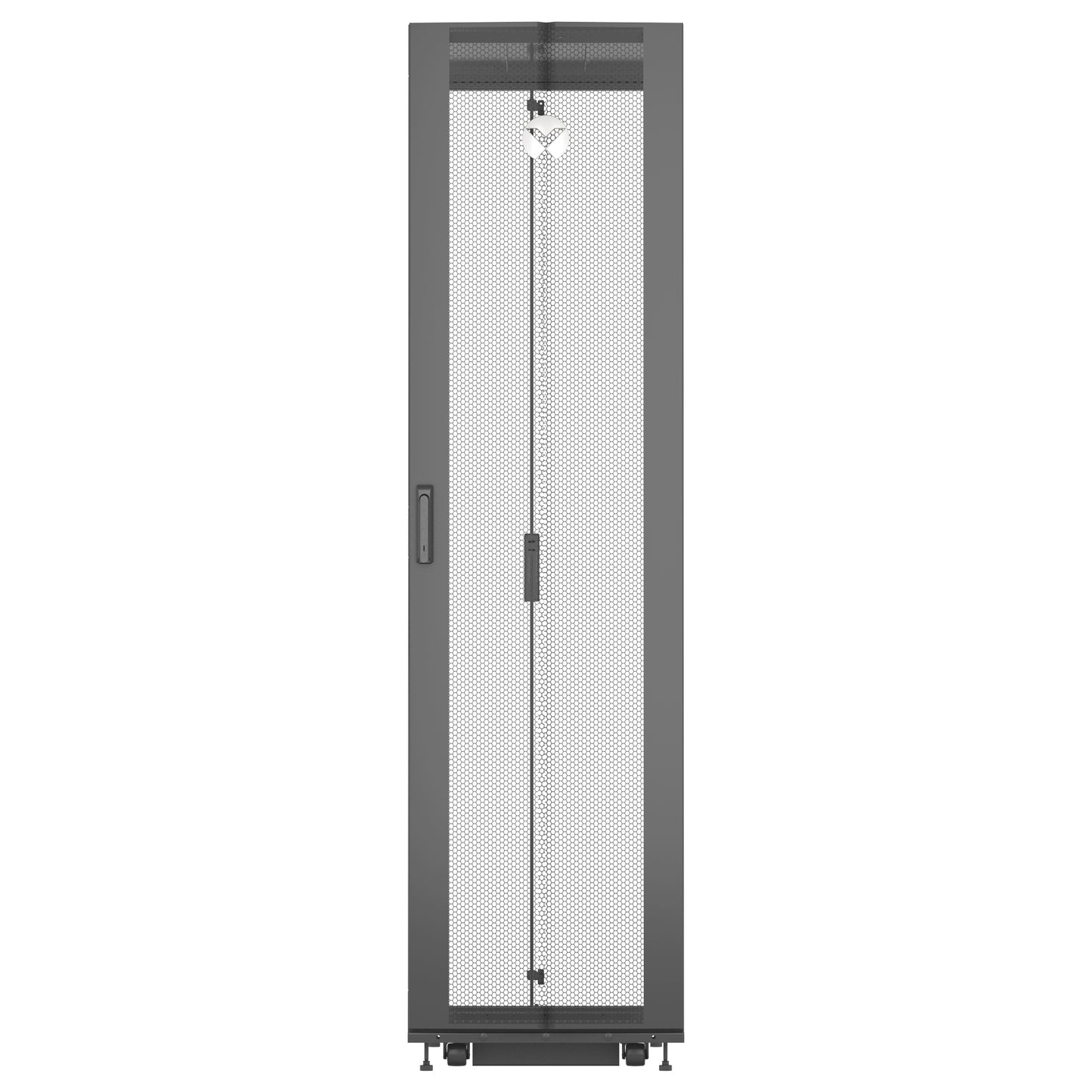Vertiv VR3307 rack cabinet 48U Freestanding rack Black, Transparent